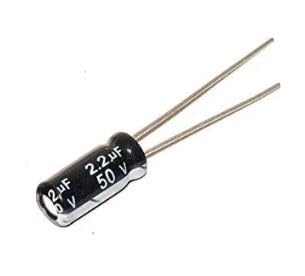 2.2uF 50V Electrolytic Capacitor