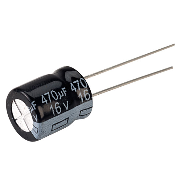 470uF 16V Electrolytic Capacitor