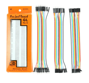 Super Debug Breadboard with 60 pcs Jumper wire Set (20PCS Female-Female, 20PCS Male-Female, 20PCS Male-Male)